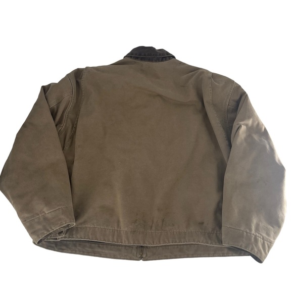 Vintage‎ Carhartt Jacket Mens XL Tan Detroit Workwear Duck Canvas Blanket Lined - Picture 11 of 11
